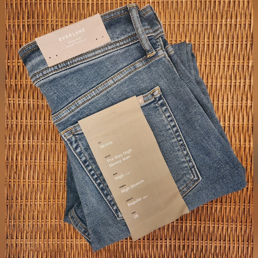 Everlane Way High Stretch Skinny Jean Size 28